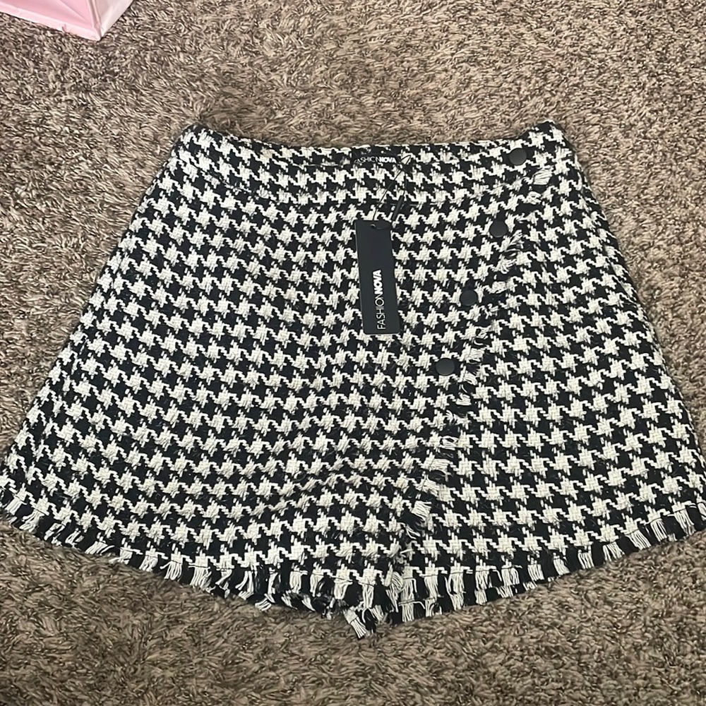 Patterned Skort 🖤
